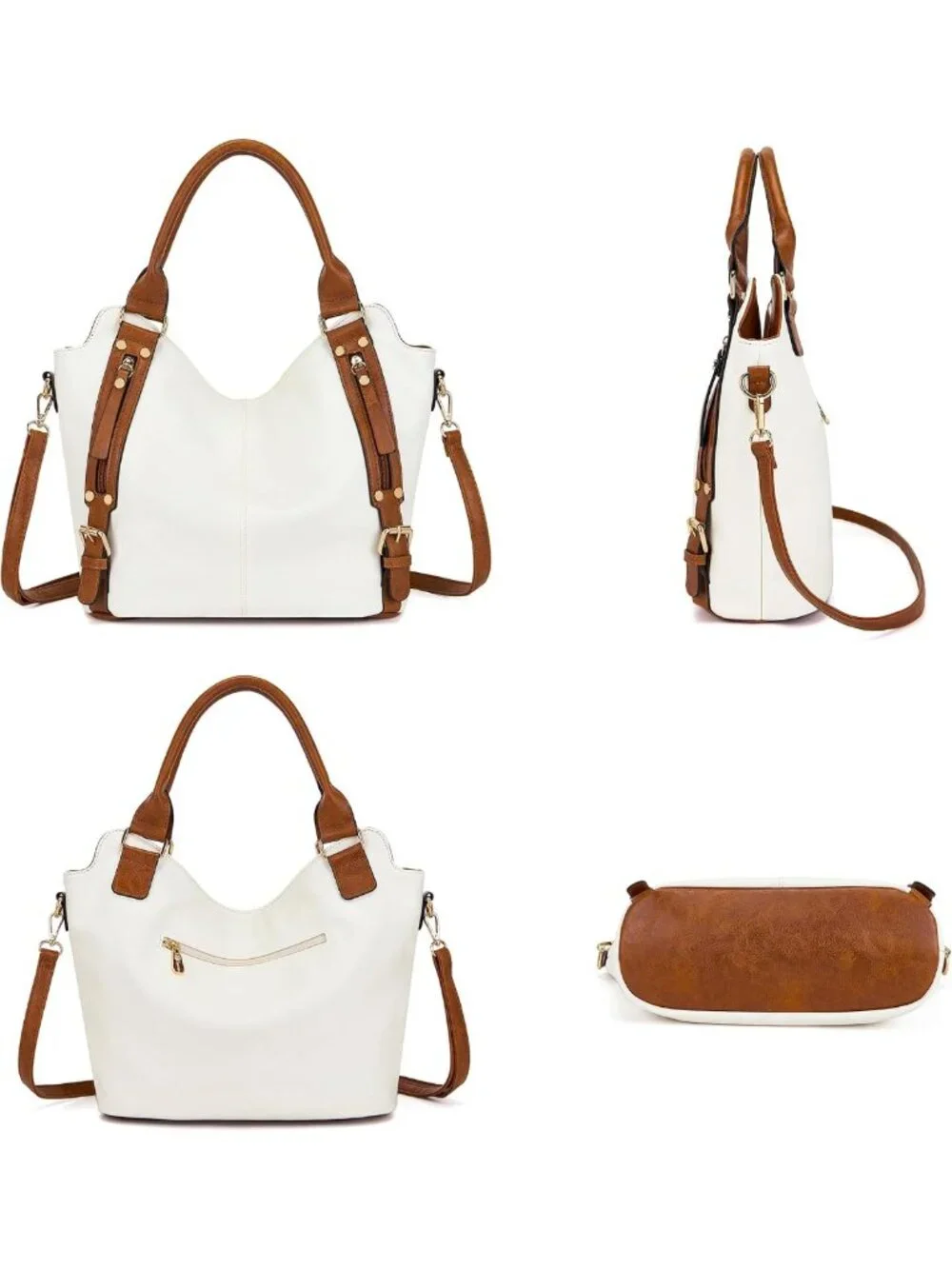 Stylish Large Crossbody Bag & Wallet Set for Women | Soft PU Leather, 9 Pockets